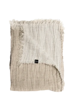 Himla Pläd Hannelin I Tvättat Hellinne 130x170 Cm