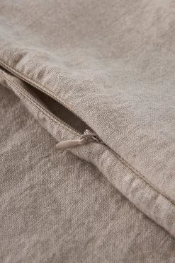 Ellos Kuddfodral Candice Zip I Tvättat Lin 50x50 Cm -Himla ONLINE ell 1613333 02 De 01