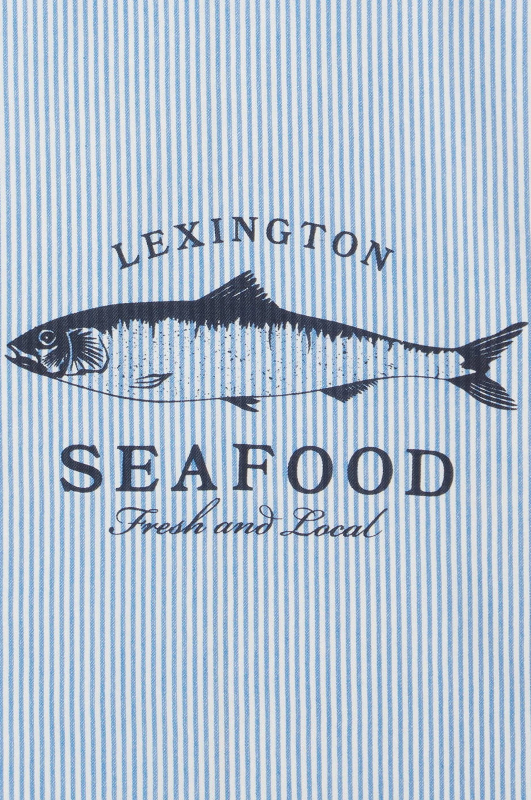 Lexington Kökshandduk Seafood Striped & Printed Org Cotton Kitchen Towel - Bild 2