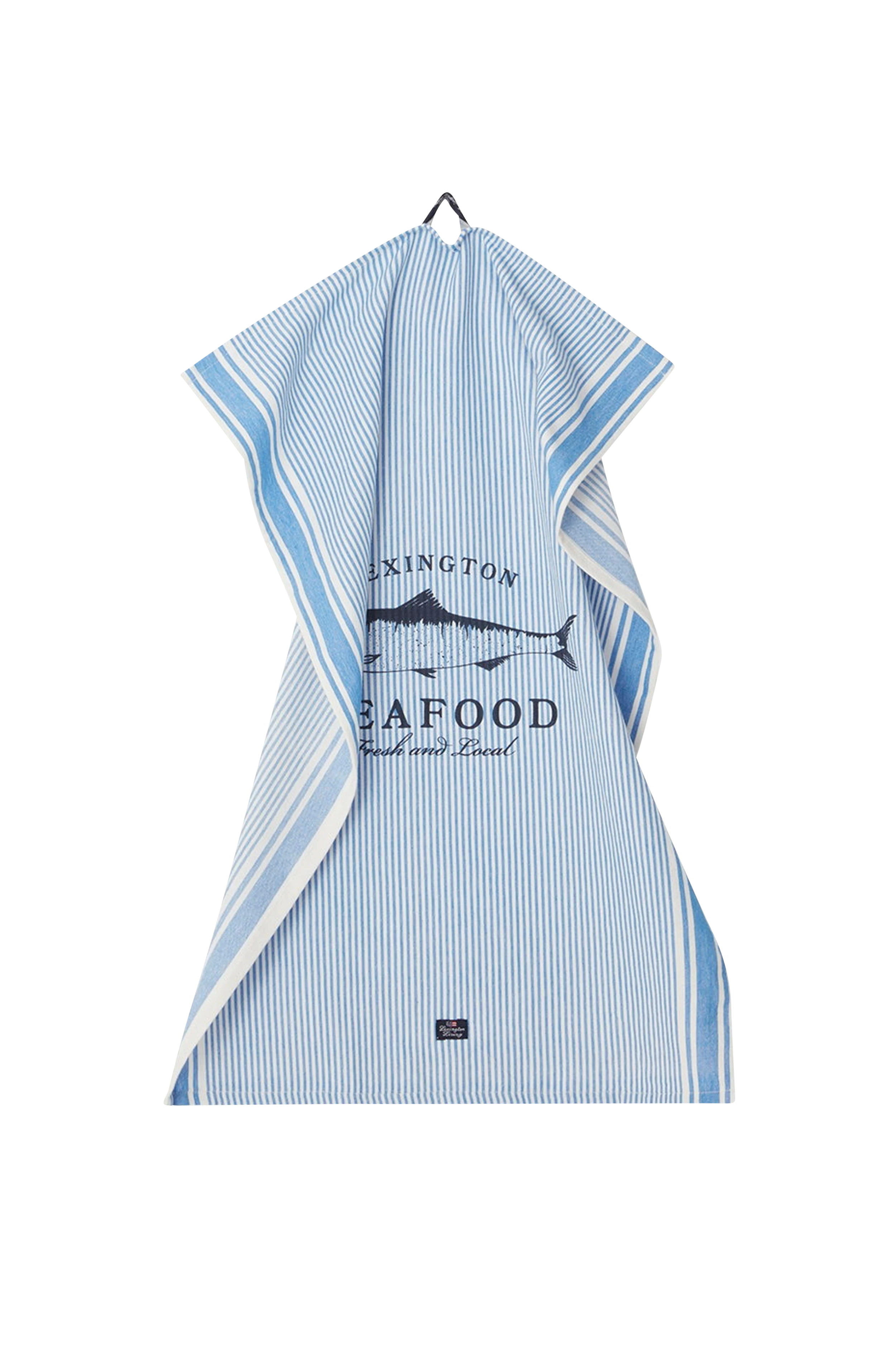 Lexington Kökshandduk Seafood Striped & Printed Org Cotton Kitchen Towel - Bild 3